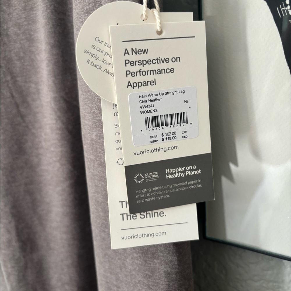 New With Tags Halo Warm Up Straight Leg Pant - Picture 9 of 10